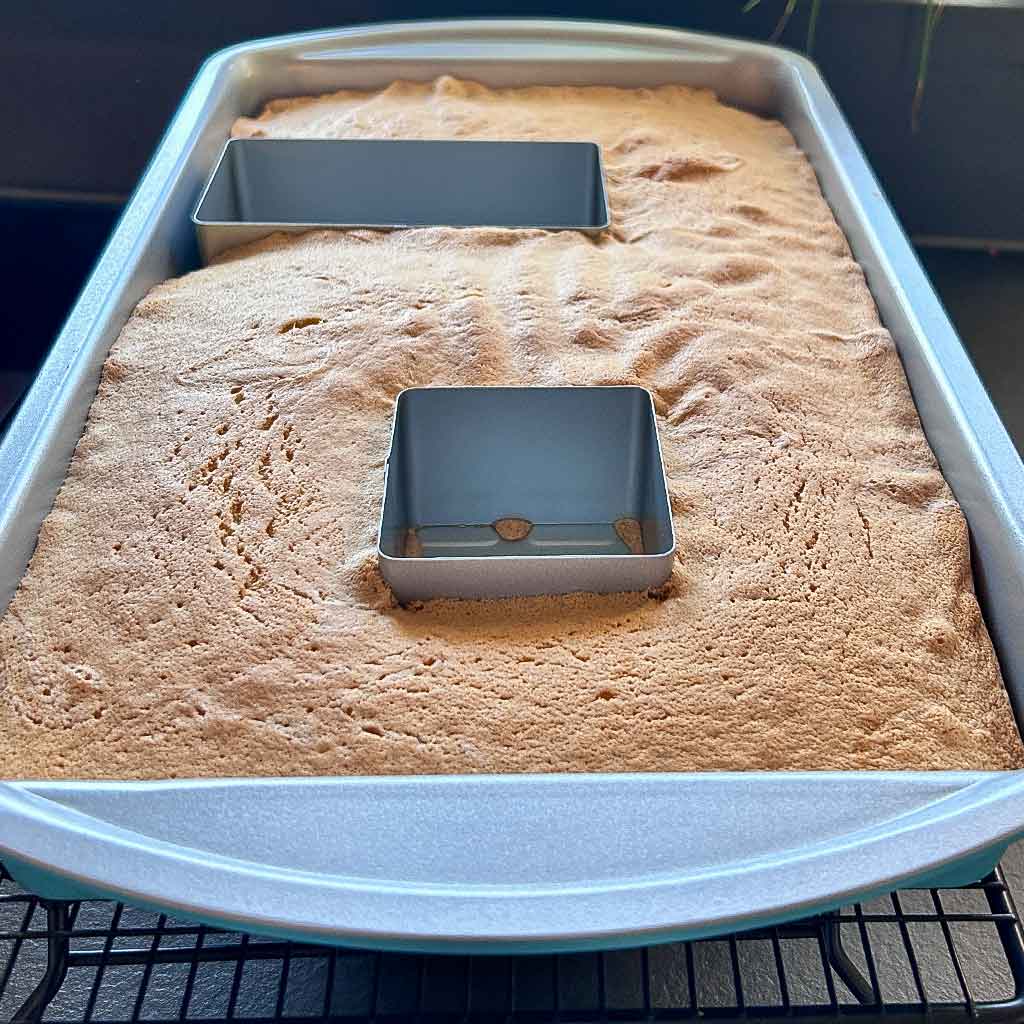 Buchstaben- und Zahlenkuchen